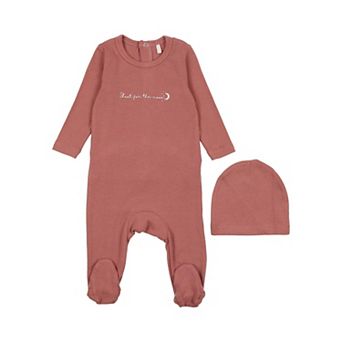 Shoot for the Moon Footie - Baby Girls