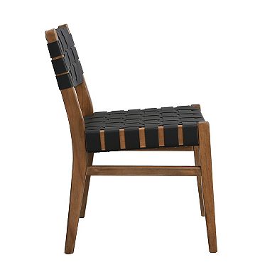 Datura Rubberwood Modern Armless Dining Chair (Set of 2) by Christopher Knight Home