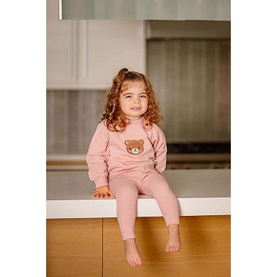 Bear Sweatsuit - Baby Girls