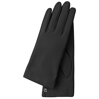 Women`s Premium Lamb Leather Touchscreen Gloves "LOLA"; Cashmere Lining