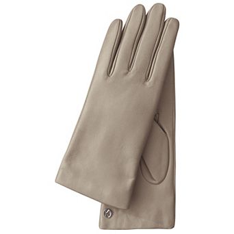 Women`s Premium Lamb Leather Touchscreen Gloves "LOLA"; Cashmere Lining