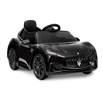 Maserati 12V Ride-On Car, 7Ah Battery & Remote Control, Spring Suspension & Lights