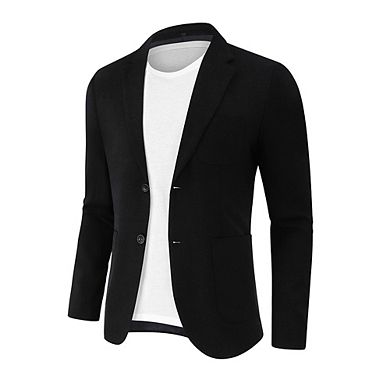 Men's Casual Blazer Suit Jackets Two Button Lightweight Sports Coat with Pockets