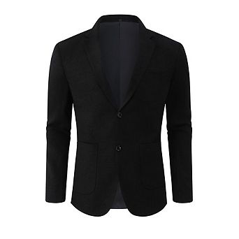 Men's Casual Blazer Suit Jackets Two Button Lightweight Sports Coat with Pockets