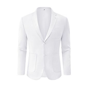Men's Casual Blazer Suit Jackets Two Button Lightweight Sports Coat with Pockets