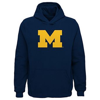 Kids Michigan Wolverines Logo Fleece Hoodie