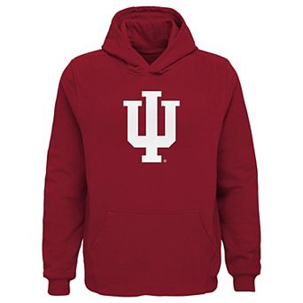 Kids Indiana Hoosiers Logo Fleece Hoodie