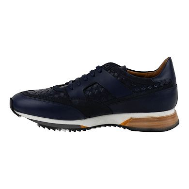 Men's Leather Sneakers - Great for the Office, Casual Days (Aristotle Style)