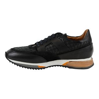 Men's Leather Sneakers - Great for the Office, Casual Days (Aristotle Style)