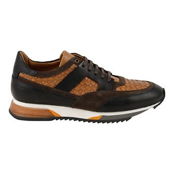 Men's Leather Sneakers - Great for the Office, Casual Days (Aristotle Style)