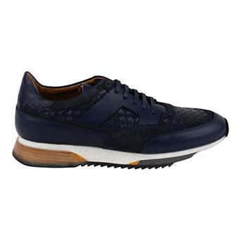 Men's Leather Sneakers - Great for the Office, Casual Days (Aristotle Style)