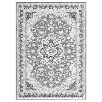 Vintage Area Rugs for Living Room,Soft Distressed Bedroom Carpet, Non-Slip Low Pile,Machine Washable