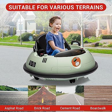 12V Baby Bumper Car with Parent Remote Control - Electric Ride on Car for Toddlers