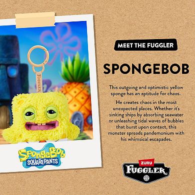 Fuggler SpongeBob 5-Inch Keyring Plush Toy