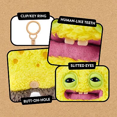 Fuggler SpongeBob 5-Inch Keyring Plush Toy
