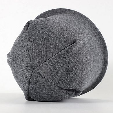 Women's Casual Slouch Beanie with Contrast Trim Edge