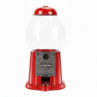 Whisen Red Big Gumball Machine With Stand Key-Operated Uncharged Candy Dispenser Machine