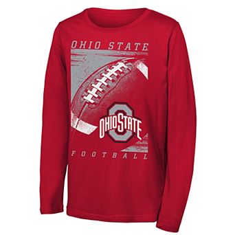 Kids Ohio State Buckeyes Half Time Long Sleeve Tee