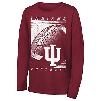 Kids Indiana Hoosiers Half Time Long Sleeve Tee