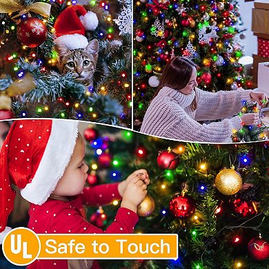 Ollny 400 LED 8.2ft*16 strings Multicolor Christmas Tree Lights