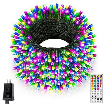 Ollny 600 LED 197ft Christmas RGB String Lights
