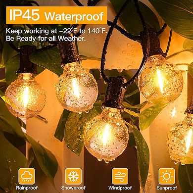 Ollny 150FT G40 Outdoor String Lights 75 Bulbs