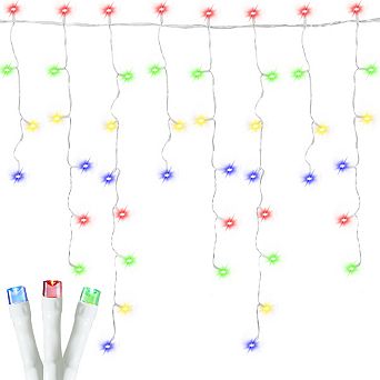 Ollny 720 LED 60ft Multicolor Christmas Icicle Lights