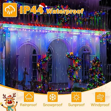 Ollny 720 LED 60ft Multicolor Christmas Icicle Lights