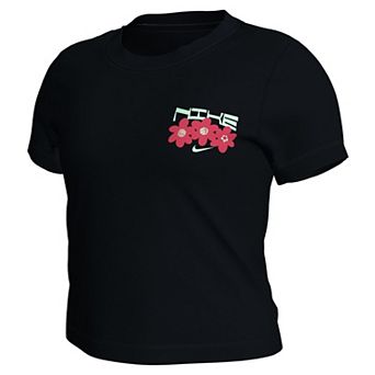 Girls 7-16 Nike Slim Cropped T-Shirt with Floral Graphic