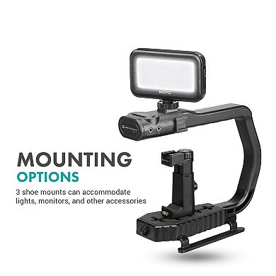 Movo MicRig-W1 Wireless Microphone Filmmaker Handle