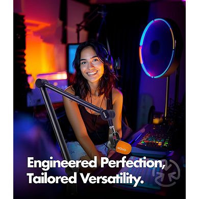 Movo CastMic Dynamic XLR Podcast Microphone for PC, Gaming, Streaming, YouTube, and Musicians