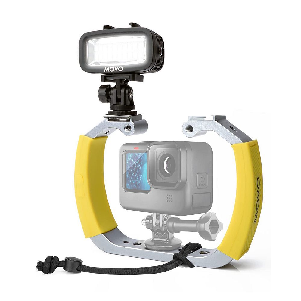 Movo DiveRig4 Diving Rig Bundle with Waterproof LED Light