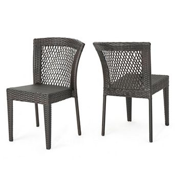 Dusk Outdoor Wicker Chair Set by Christopher Knight Home