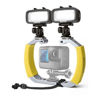 Movo DiveRig3 Diving Rig Bundle with 2 Waterproof LED Lights