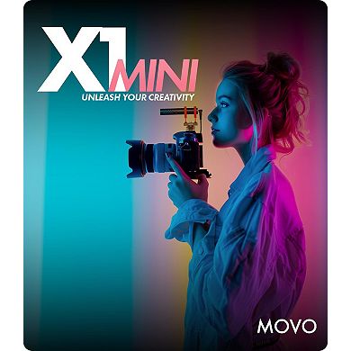 Movo X1-Mini Video Shotgun Mic - Supercardioid Microphone for Cameras, Smartphones, Computers