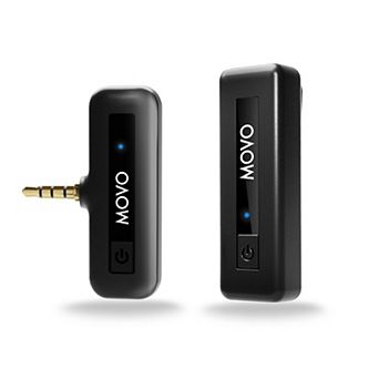 Movo Wireless Mini 2.4GHz Wireless Lavalier Microphone for DSLR and Mirrorless Cameras