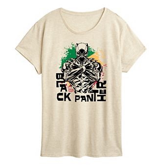 Women's Black Panther Wakanda Colors Graphic Tee