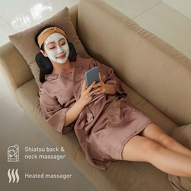 Ultimate Comfort & Relaxation Bundle: Heated Plush Shawl + Shiatsu Neck & Back Massager