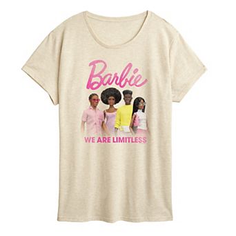 Women's Barbie We Are Limitless Distressed Graphic Tee