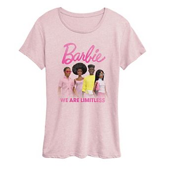 Women's Barbie We Are Limitless Distressed Graphic Tee