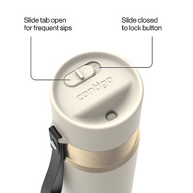 Contigo AutoSeal® 16-oz. Leakproof Water Bottle with Carrying Strap