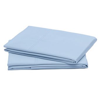 California Design Den 100% Organic Cotton Pillowcases Set of 2 - Crisp Percale