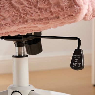 Thick Padded Office Chair Swivel Desk Chair with Adjustable Height