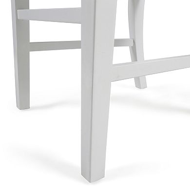 Christopher Knight Home Roshan Farmhouse Acacia Wood Dining Chairs (Set of 2)