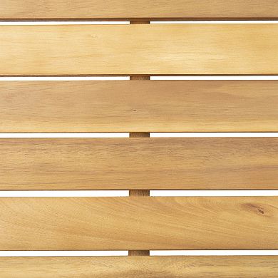 Sedona Outdoor Wooden Side Table by Christopher Knight Home