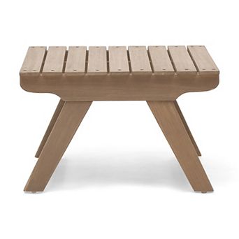 Sedona Outdoor Wooden Side Table by Christopher Knight Home