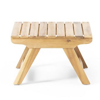 Sedona Outdoor Wooden Side Table by Christopher Knight Home