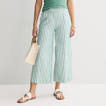 Women's Sonoma Goods For Life® Pull-On Linen Blend Pants