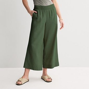 Women's Sonoma Goods For Life® Pull-On Linen Blend Pants