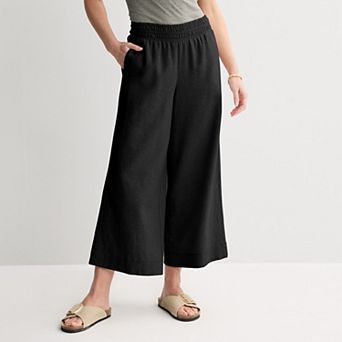 Women's Sonoma Goods For Life® Pull-On Linen Blend Pants